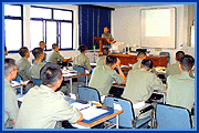 Foundation training of recruits in classroom