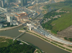 Aerial View of Lo Wu Boundary Control Point