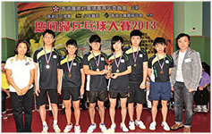 慶回歸乒乓球大賽2013 冠軍由葵青區少訊奪得。