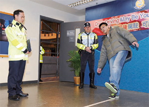 Standing on one foot is a preliminary test to ascertain whether a driver is under the influence of drugs.