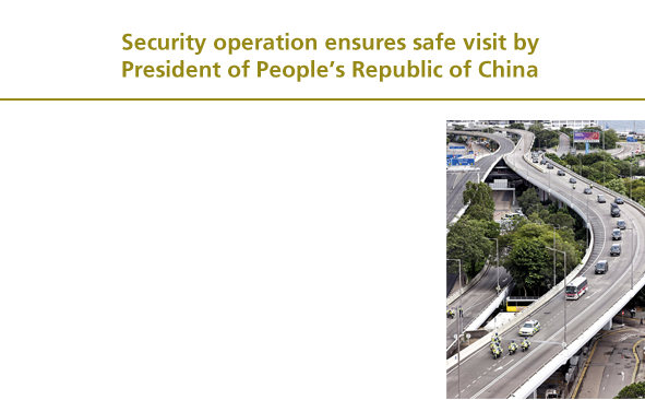 Security operation ensures safe visit by President of People's Republic of China