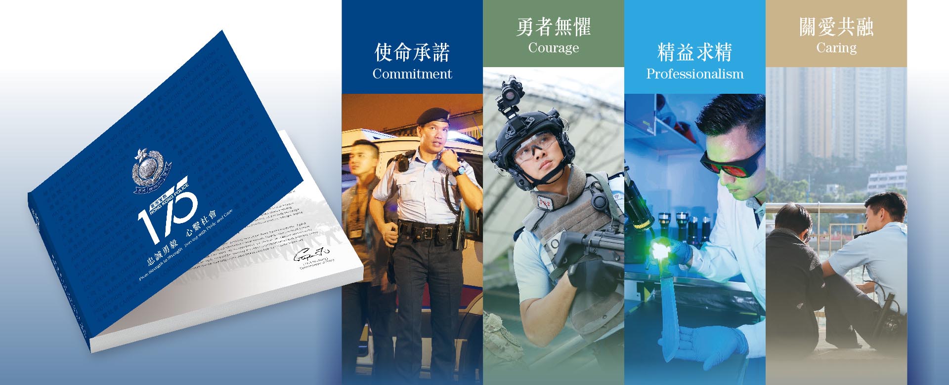 ‘Hong Kong Police Force 175th Anniversary’ Commemorative Book 