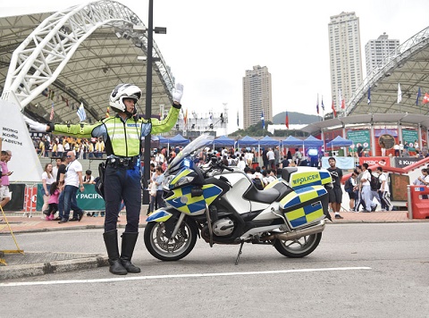 Photograph: Traffic Police officer directing the traffic
