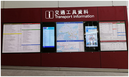 transport information board