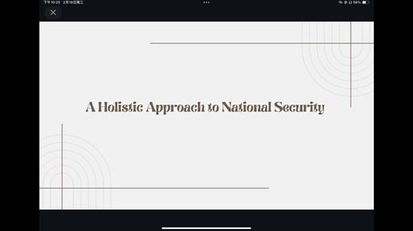 高中組52 - A Holistic Approach to National Security
