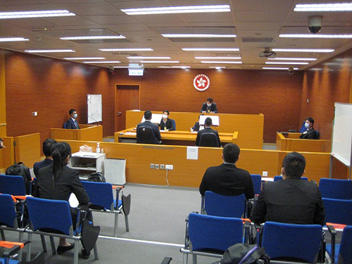 Mock Court training for in-service officers