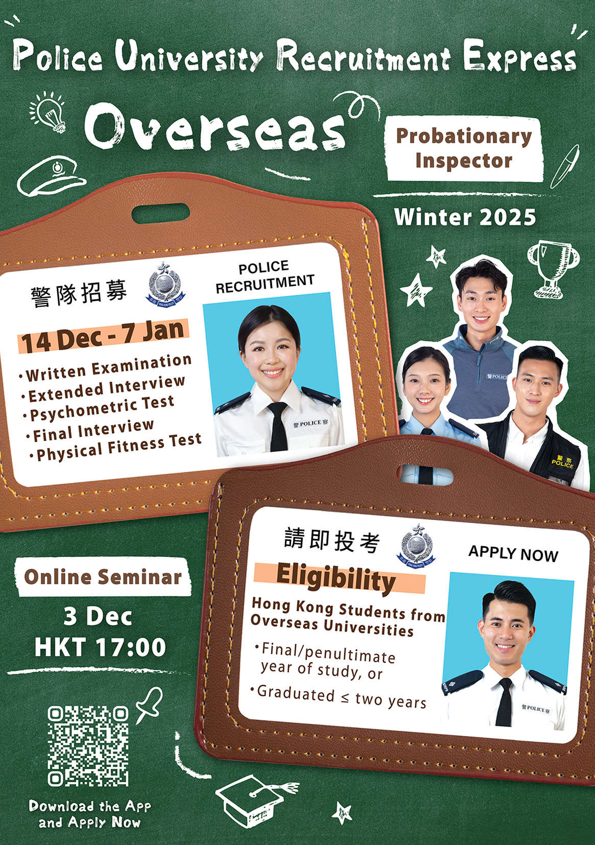 Police University Recruitment Express – Overseas