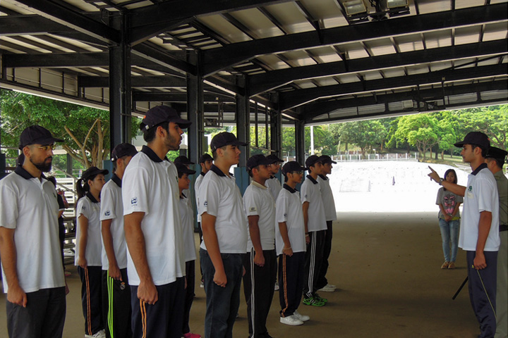 Visited Police College and practiced footdrill Visited Police College and practiced footdrill
