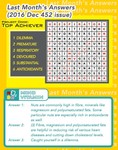 Last Month's Answers