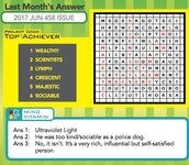 Last Month's Answers