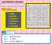 Last Month's Answers