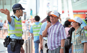 Force members are deployed to ensure public safety and order at various celebratory activities.