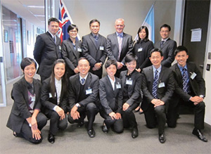 A Force delegation visits the New South Wales Police Force in Sydney to study community policing and the use of social media in policing.