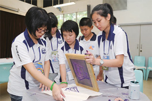 Junior Police Call members participate in Fight Crime Summer Camp.