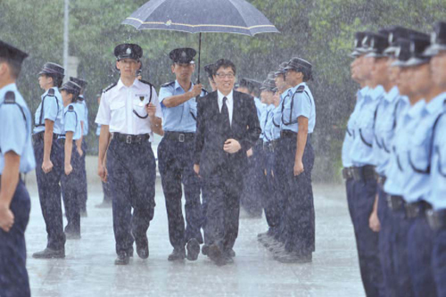 Passing-out parade of the Hong Kong Auxiliary Police Force