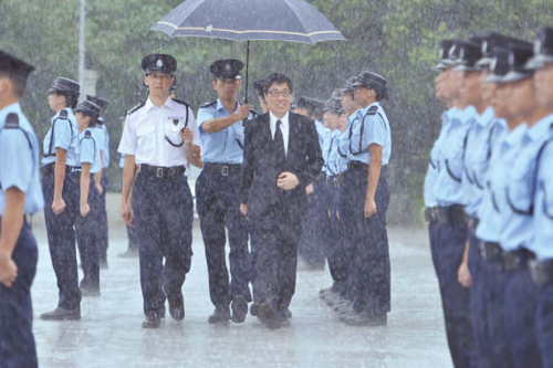 香港辅助警察队结业会操