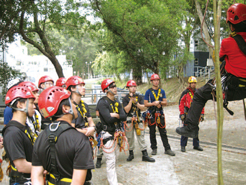Force Abseiling Cadre offers training to officers.