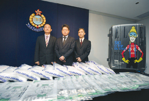 During an intelligence-led operation, the Narcotics Bureau seizes 51 kg of methamphetamine.