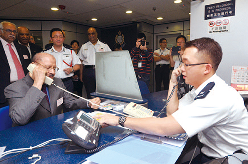 香港警察局办公室图片