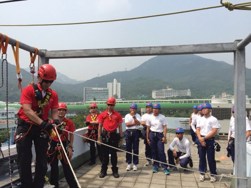 警察高空工作队时刻为前线人员提供在特别位置的行动支援。