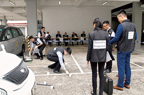 The detective training programmes offered by the Police College gained professional accreditation from the Hong Kong Council for Accreditation of Academic and Vocational Qualifications. This affirms the Police College's achievement in providing officers with accredited pathways to higher qualifications.