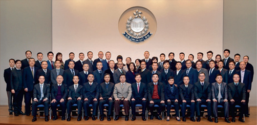 Deputy Director of the Shenzhen Public Security Bureau (SZ PSB) Mr Su Zhenwei and 29 senior officers from the SZ PSB’s Criminal Investigation Division and Sub-divisions visited the Hong Kong Police Force in February. The delegates held several meetings with Crime Wing formations to discuss ways of combatting cross-boundary crimes, and visited several Police units.