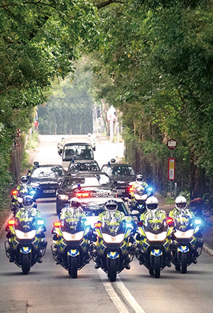 The Force Escort Group was involved in a number of Force-wide security operations during the year.
