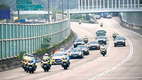 The Force Escort Group was involved in a number of Force-wide security operations during the year.