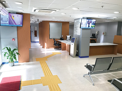 The new generation report room in Yuen Long Police Station.
