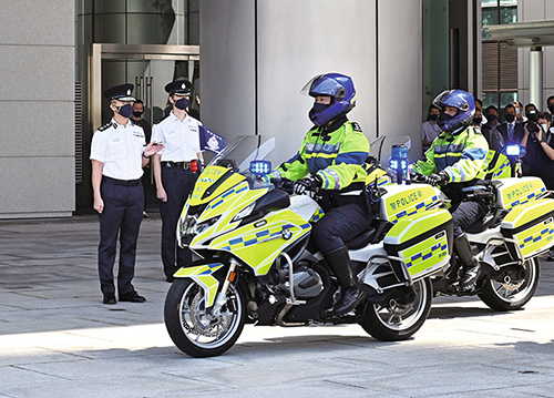 Frontline traffic officers get new motorcycles
