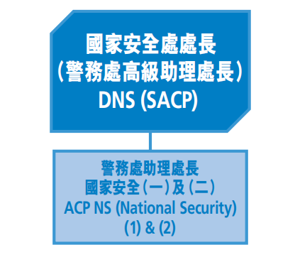 國安部門（國家安全處）架構表