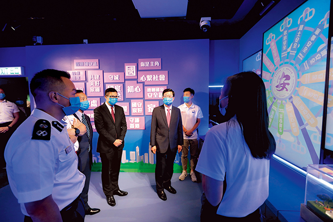 The revitalised Police Museum presented 'HKSAR 25th Anniversary Celebrations and National Security' as its opening exhibition.