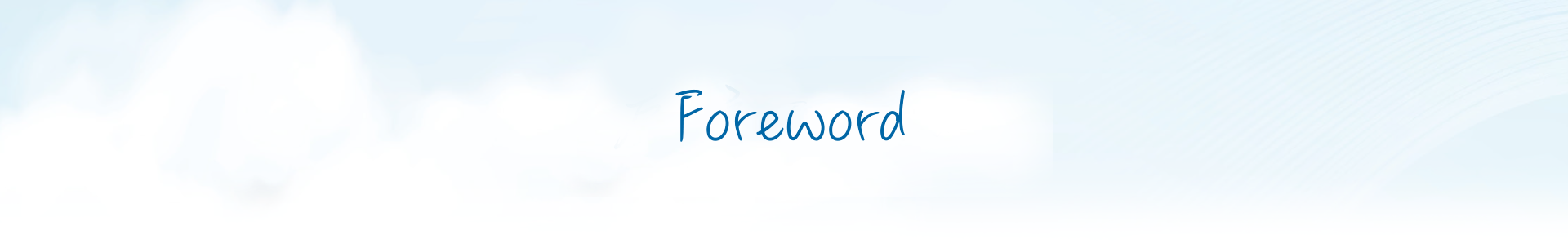  Foreword 