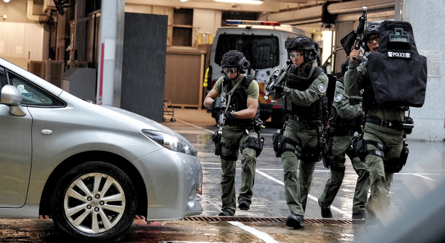 Officers from the Airport Security Unit conducted tactical and operational skills enhancement training.