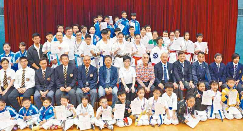 Over 100 karate-do practitioners participate in the contest