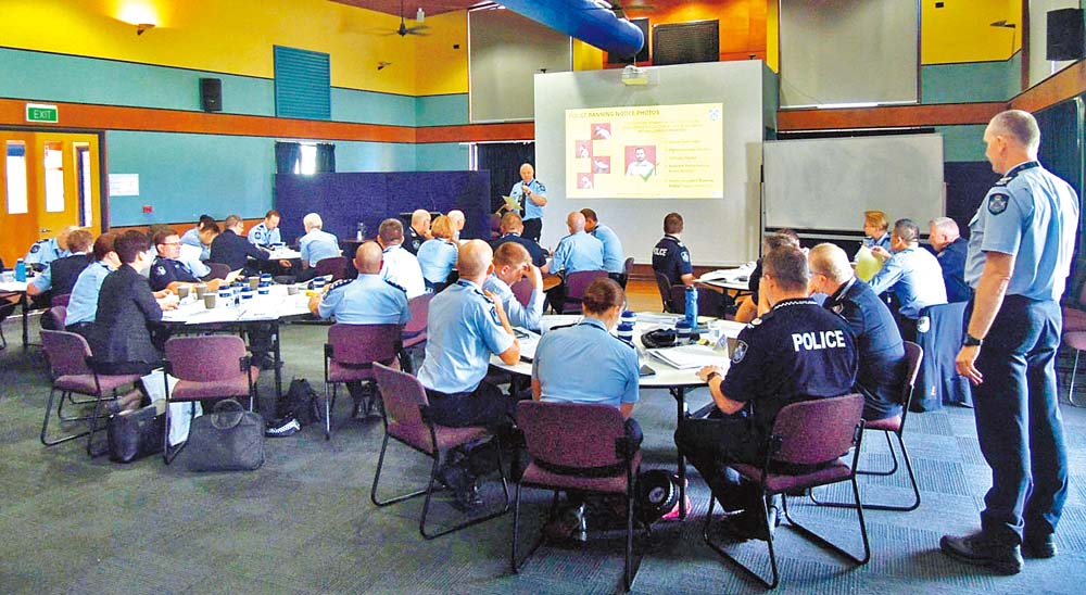 潘岳谦及廖淑娟参与由澳洲昆士兰警队筹办的训练课程，获当地人员分享领导和管理经验。