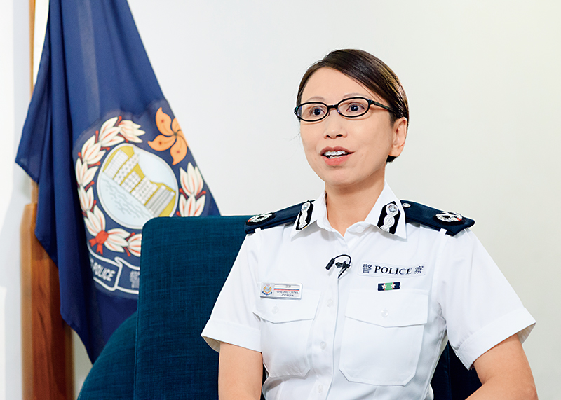 Director of HKPC Cheung Ching encourages officers to remain steadfast in their mission.